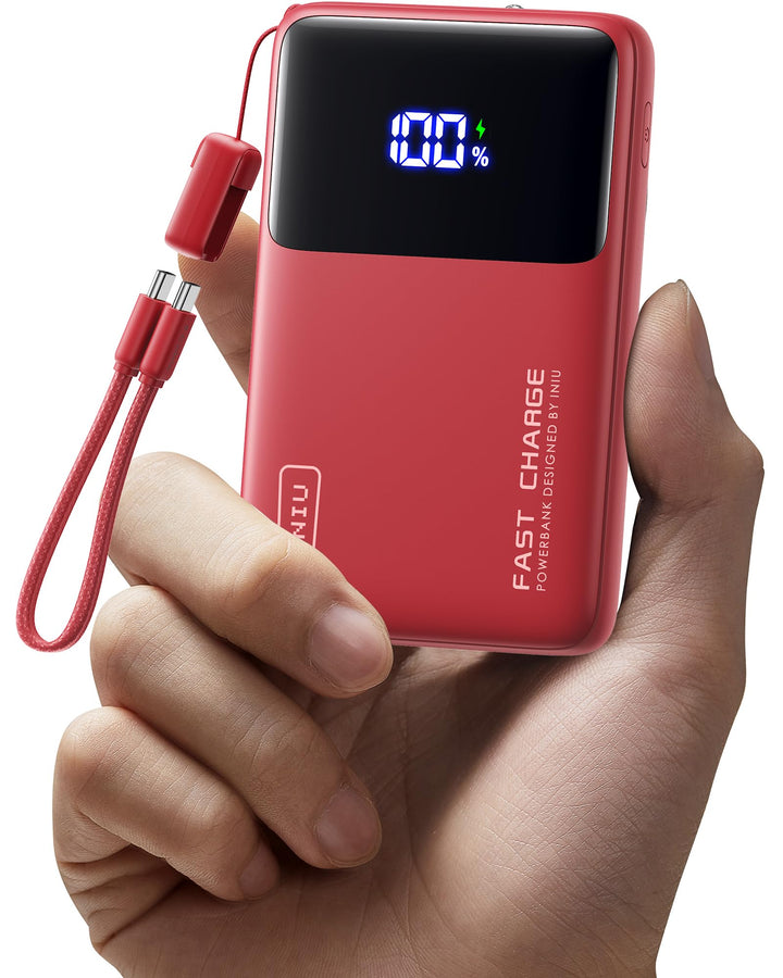 INIU Power Bank, Ultra Slim 22,5W 10000mAh Powerbank Leicht und Leistungsstark, Mini Outdoor Camping