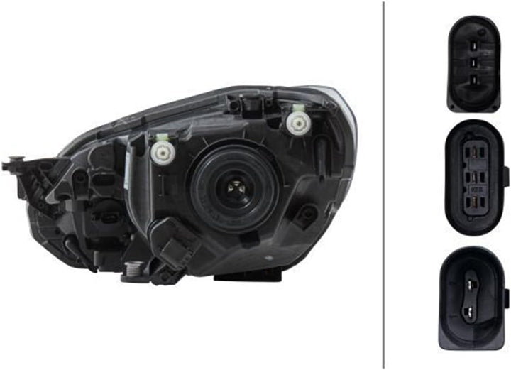 HELLA 1EL 012 644-021 FF/Halogen-Hauptscheinwerfer - rechts - für u.a. VW Up (121, 122, BL1, BL2) Re