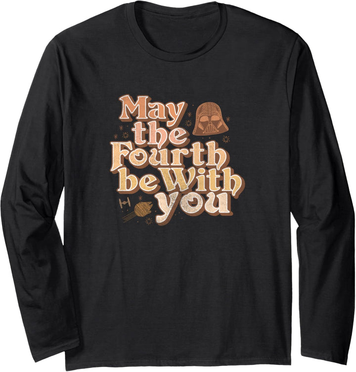 Star Wars May The Fourth Be With You Collage Langarmshirt