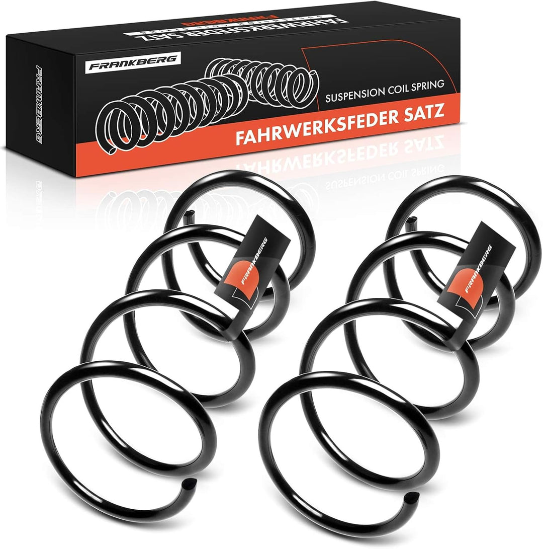 Frankberg 2x Federn Fahrwerksfeder Vorderachse Kompatibel mit Twingo II CN0 1.2L 2007-2021 Replace#