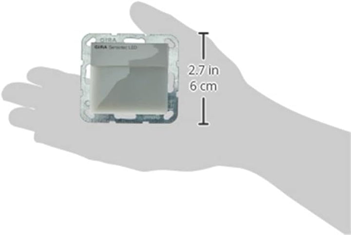 Gira 2237803 Sensotec LED UP-Bewegungsmelder ST55 rw-glänzend, ohne Fernbedienung, Weiss