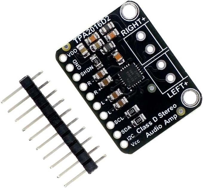 Audio-Verstärkermodul, TPA2016 2.8W Stereo Audio Amplifier Module, Class D I2C/AGC Steuermodus Audio