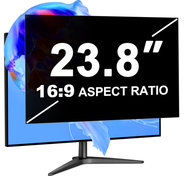 LUSA DESIGN 23,8 Zoll Monitor Blickschutzfilter für 16:9 Seitenverhältnis, Blendfrei Blaulichtfilter