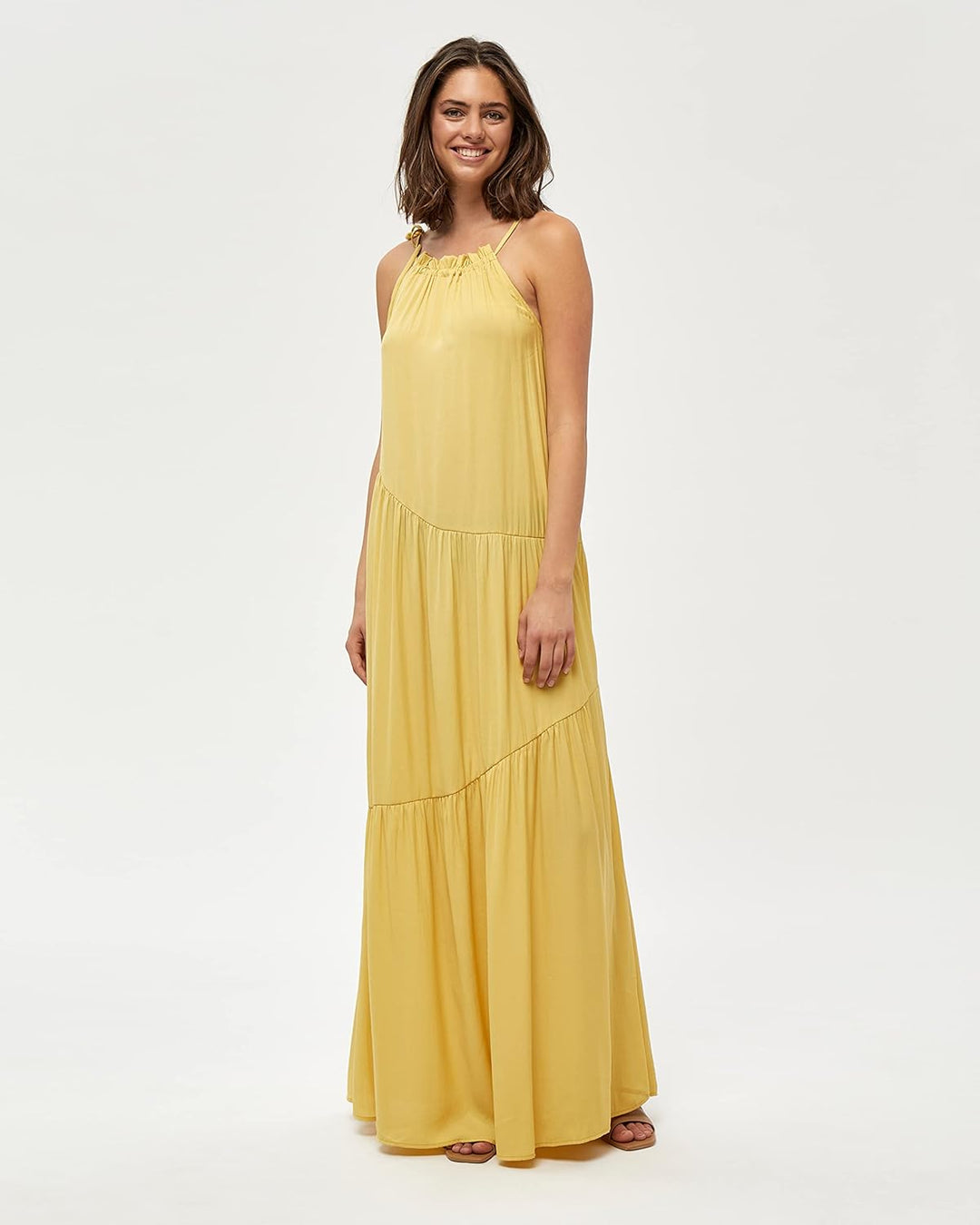Desires Damen Joyla Kleid XS 6108 Dark Yellow, XS 6108 Dark Yellow