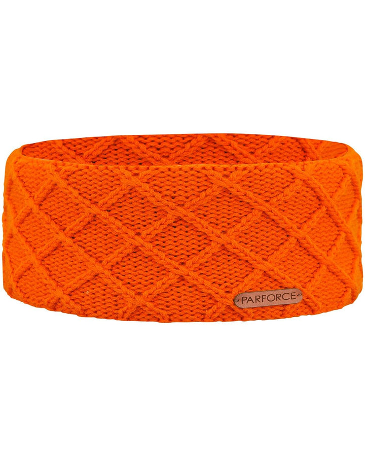 Parforce Stirnband Gitterstrick Einheitsgrösse Signalorange, Einheitsgrösse Signalorange