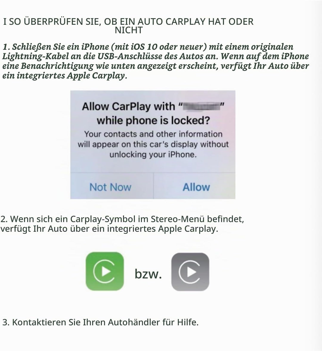 2025 Wireless Carplay Adapter für iPhone - Konvertiert kabelgebundenen zu kabellosen Carplay Adapter