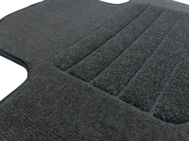 Premium Velourmattenset für Mercedes R-Klasse W251 Bj. 2005 – 2017 PREM ANTHRAZIT runde Befestigunge