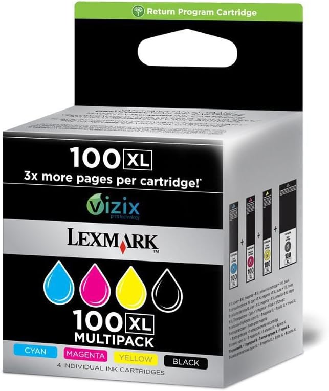 LEXMARK Nr.100XL c/m/y PB-Tinte Multipack