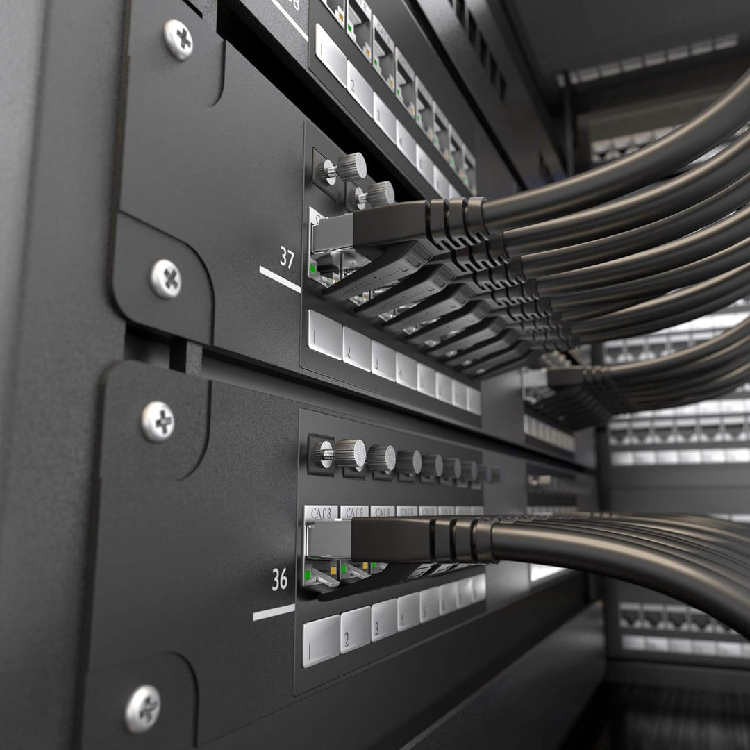 KabelDirekt – Cat 8 Netzwerkkabel, 40 Gigabit, flexibel &amp; bruchfest konstruiert – 10m (LAN Kabel/Eth