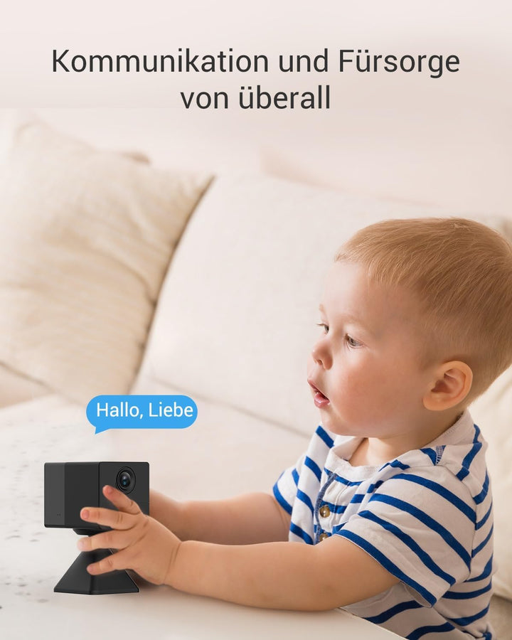 EZVIZ Akku Überwachungskamera, 1080p kabellose WLAN IP Kamera mit PIR Bewegungserkennung und IR Nach