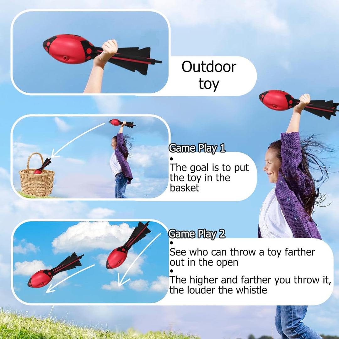 Vortex Aero, Rakete Aero aus Weicher Foam, Wurfrakete Outdoor Spass für Gross und Klein, Rocket Whis