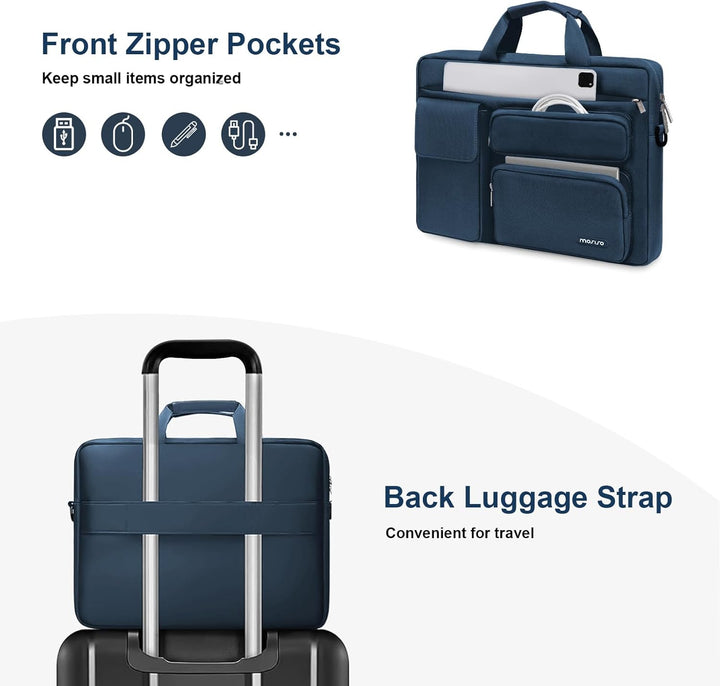 MOSISO Laptoptasche 16 Zoll, 15-15,6 Zoll Laptop Schultertasche Kompatibel mit MacBook Pro 16 Zoll,