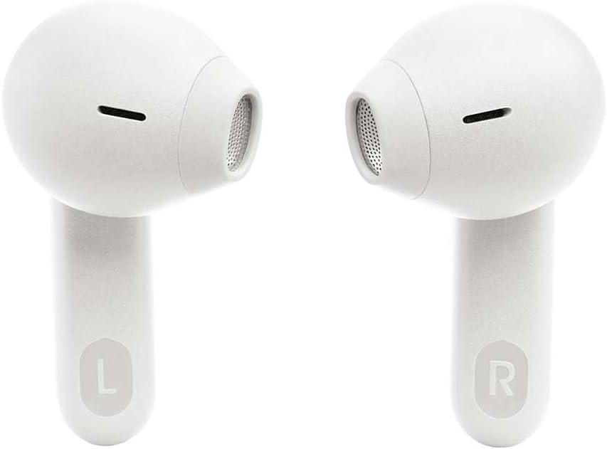 JBL Tune Flex TWS – Wasserdichte, True-Wireless In-Ear-Kopfhörer mit Noise-Cancelling in Weiss – Mit