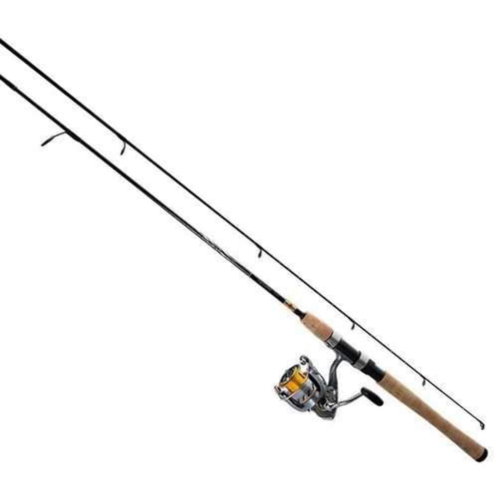 Daiwa CR30-3BI/G702M Crossfire Spinning-Kombination, 30 Rollengrösse, 4 Lager, 2 m Länge, 2 Stück mi