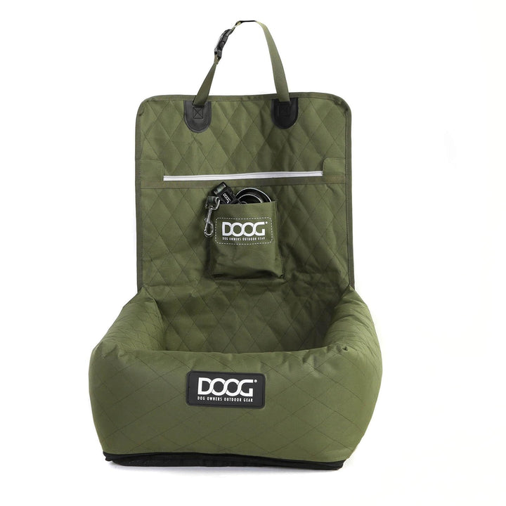 DOOG Deluxe Autositz & Reisebett für Haustiere – Sicher, bequem, schmutz- und tierhaarabweisendes 60