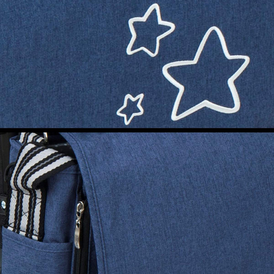 Wickeltasche (+ Wickelunterlage und isolierter Getränketasche) Baby Tasche für Kinderwagen Buggy (Ma