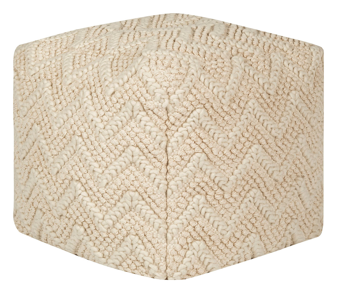 SITTING POINT only by MAGMA Sitzsack MONACOR Cube Baumwolle gestrickt mit Inlett