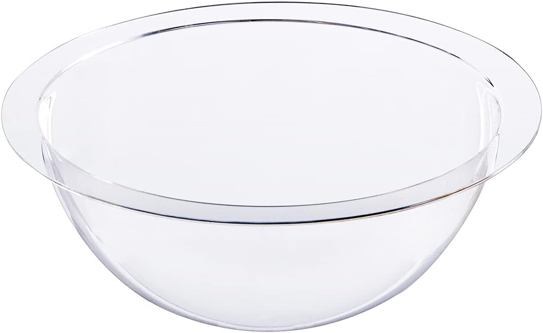 HMF 46720 Halbkugel aus Acryl mit Krempe, DIY Acrylhaube | Ø 20 cm | Transparent 200 mm, 200 mm