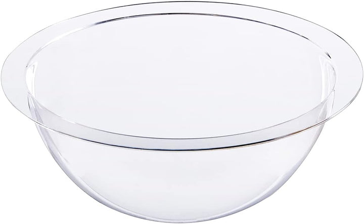 HMF 46720 Halbkugel aus Acryl mit Krempe, DIY Acrylhaube | Ø 20 cm | Transparent 200 mm, 200 mm