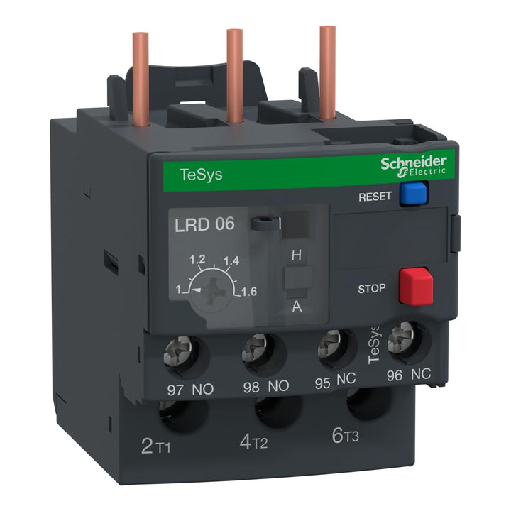Schneider Electric Motorschutzrelais, 1-1,6A, 1S+1Ö, Klasse 10A, Überlastrelais 1-1,6 A, 1-1,6 A