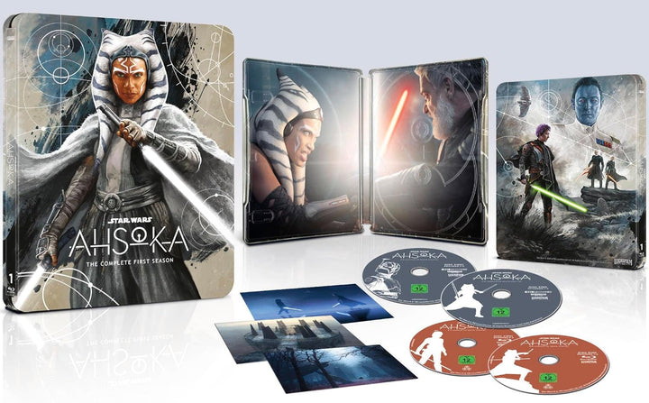 Ahsoka - Staffel 1 - Steelbook - Limited Edition (4K Ultra HD) (+ Blu-ray) [4 Discs], 4K