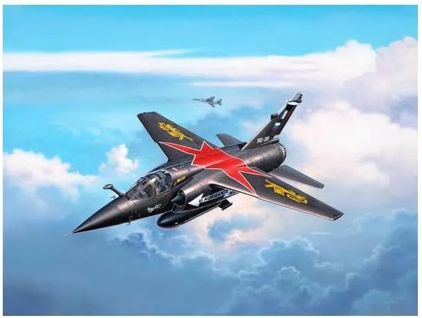 Revell 64971 Model Set Dassault Mirage F-1C/CT, Flugzeugmodellbausatz 1:72, 21,3 cm originalgetreuer