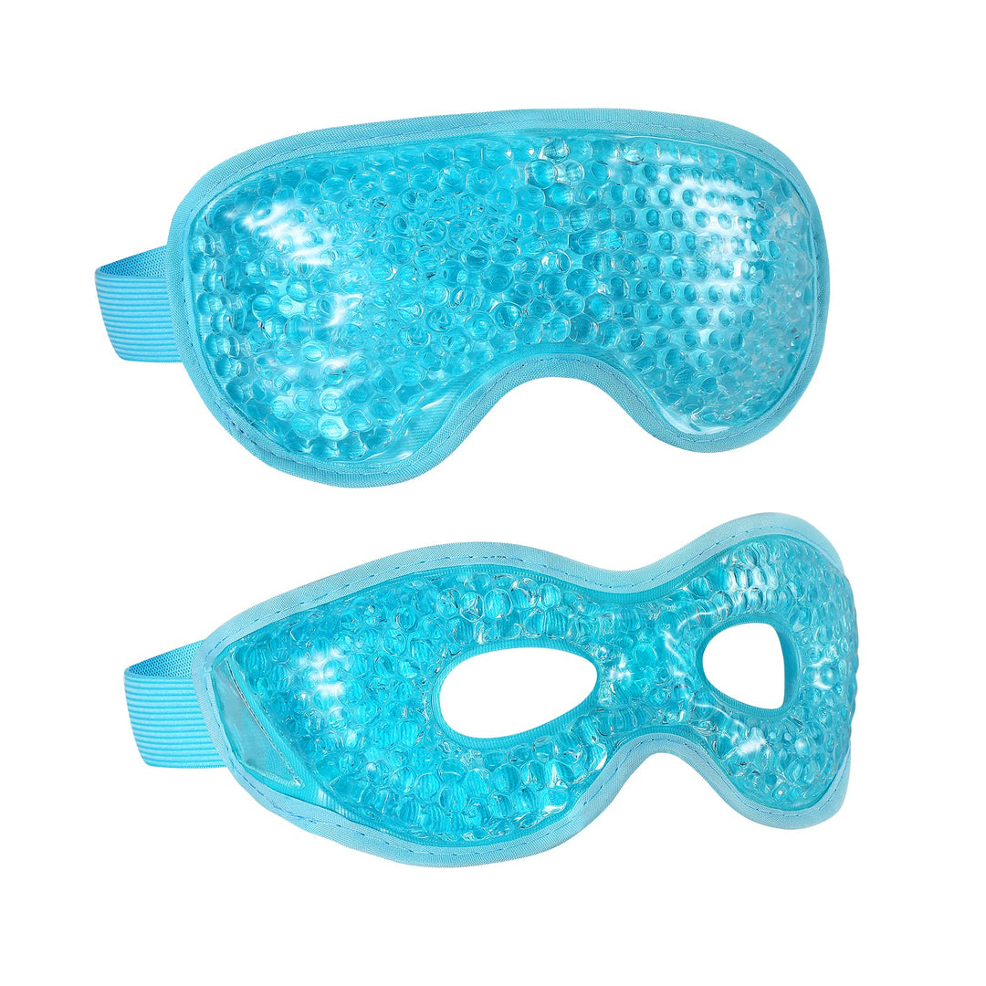Gel-Augenmaske, wiederverwendbar, Kältetherapie, Gel-Perle, Augenmaske für Schwellungen, Augenringe,