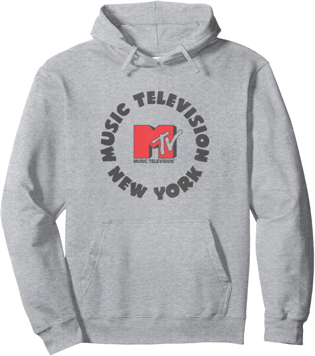 MTV Music Television New York Logo Pullover Hoodie