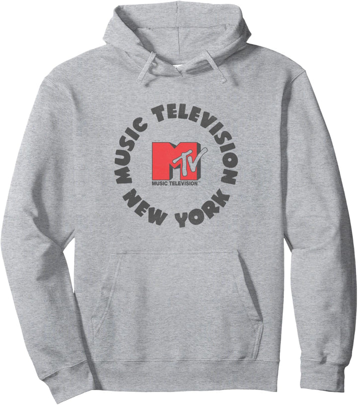 MTV Music Television New York Logo Pullover Hoodie