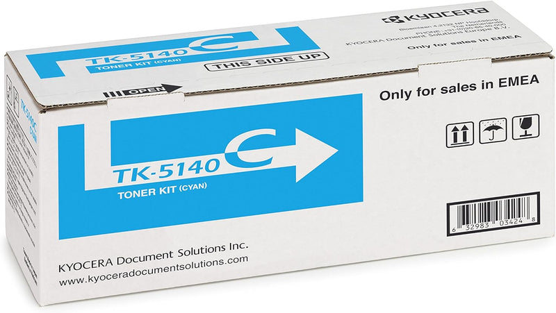 Kyocera 4105500 TK-5140C Toner Cyan. Original Tonerkartusche 1T02NRCNL0. Kompatibel für ECOSYS M6030