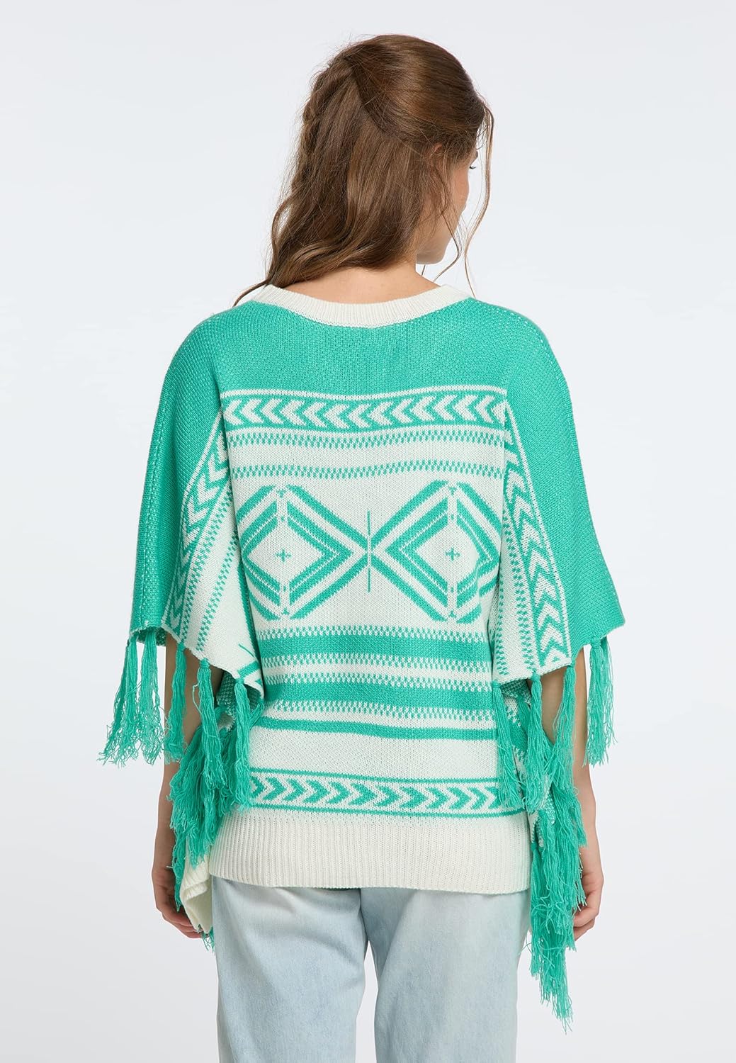 IZIA Damen Poncho M-L Hellgrün, M-L Hellgrün