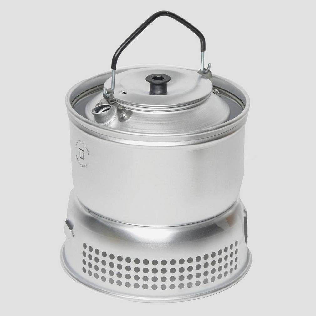 Trangia 27 Antihaft-Kochset Einzeln Mit Wasserkocher & Spirituosenbrenner, Einzeln Mit Wasserkocher