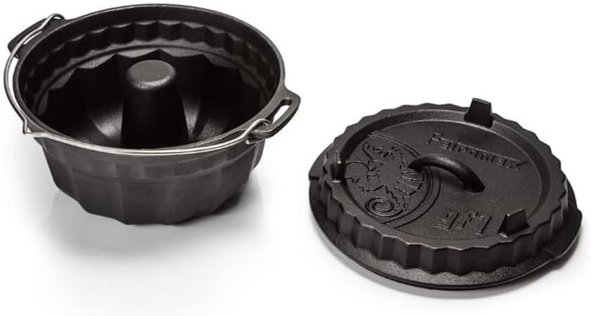 Petromax Gugelhupfform Gusseisen - Backform/Kuchenform | Tortenboden-Deckel | aus Gusseisen | sofort