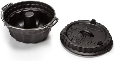 Petromax Gugelhupfform Gusseisen - Backform/Kuchenform | Tortenboden-Deckel | aus Gusseisen | sofort