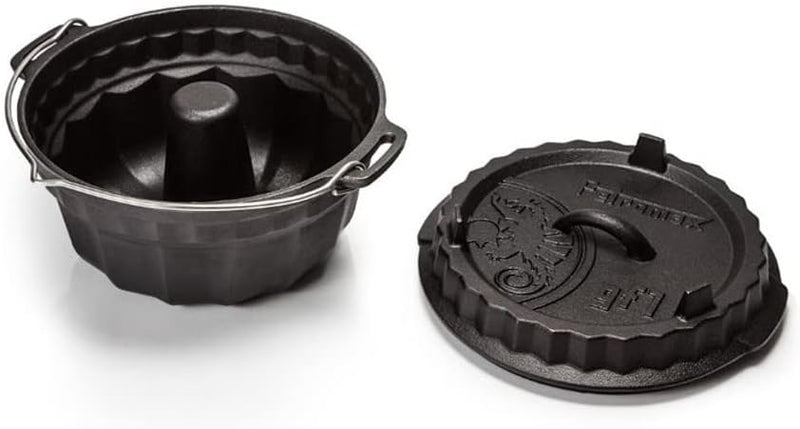 Petromax Gugelhupfform Gusseisen - Backform/Kuchenform | Tortenboden-Deckel | aus Gusseisen | sofort