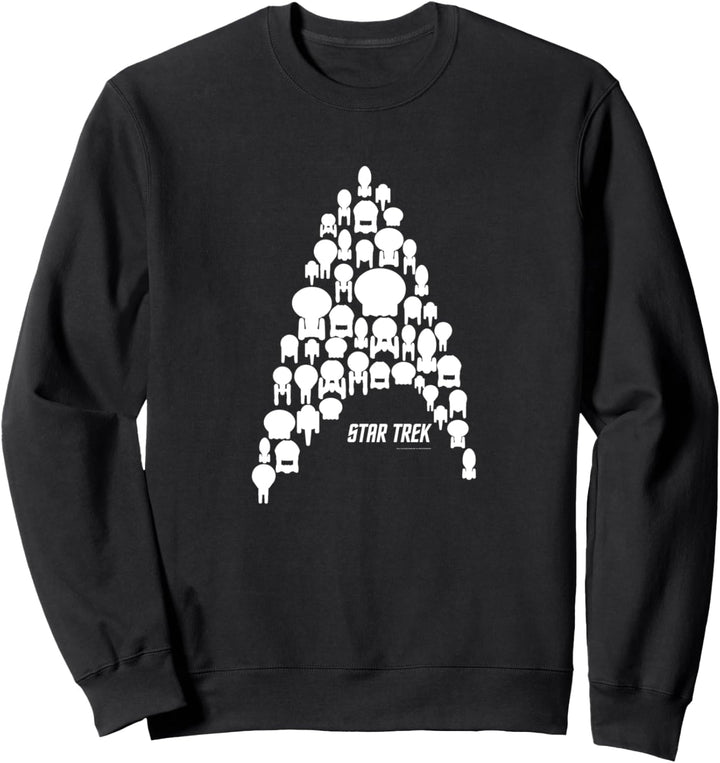 Star Trek Federation Fleet Delta Silhouette Sweatshirt