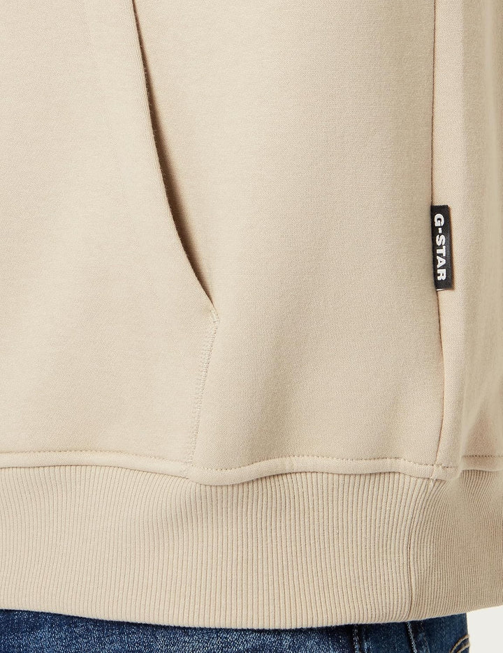 G-STAR Herren Back Graphic Match Loose Hoodie Hooded Sweatshirt M Beige (Spray Green D23824-a971-d60