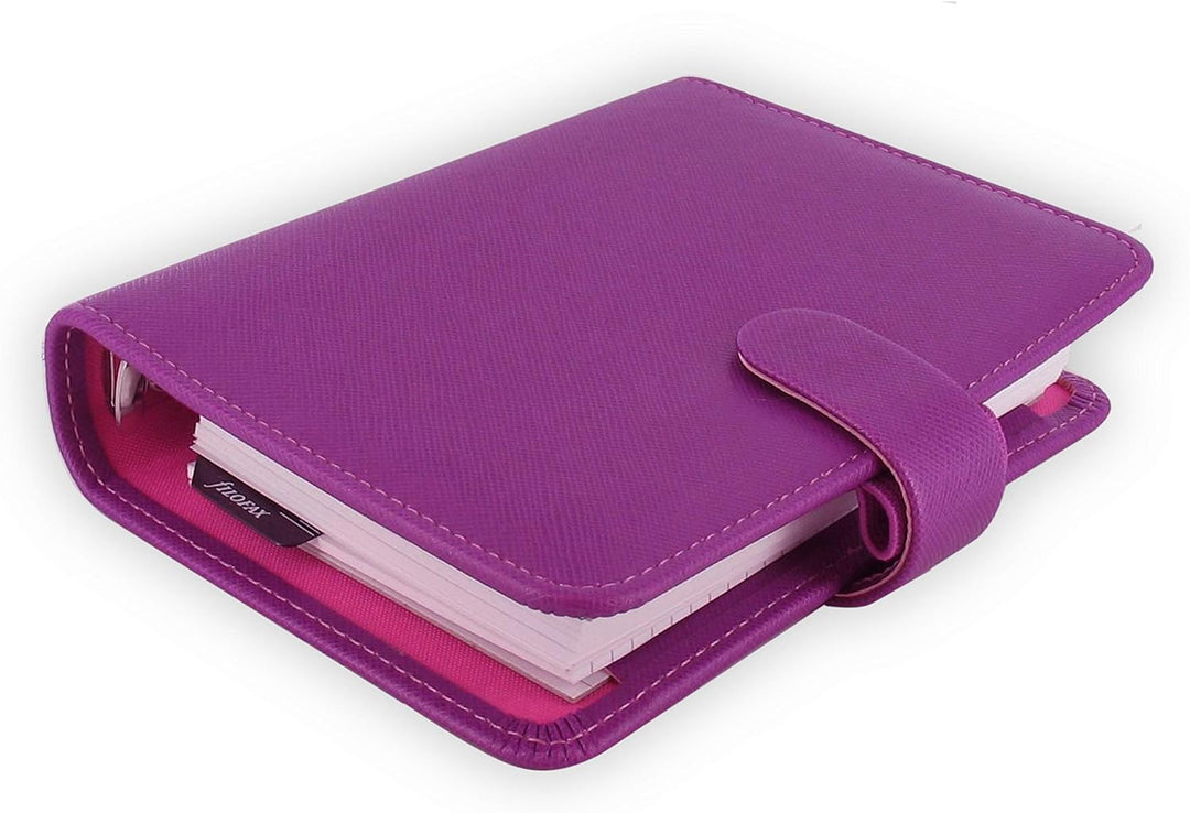 Filofax Saffiano Pocket Organizer – Raspberry, 2.5 x 14.5 x 11.5 Einzelbett, Einzelbett