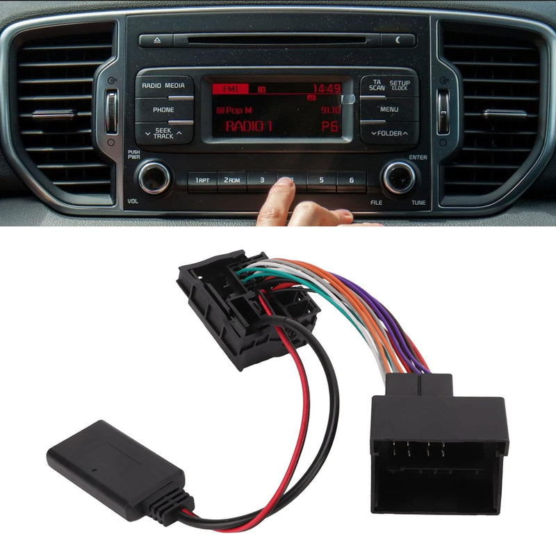 Fahrzeug-Audio-Hilfsadapter, Autoradio, Bluetooth 5.0 AUX-Adapter, Audiokabel, Handy, Auto, Ersatzzu