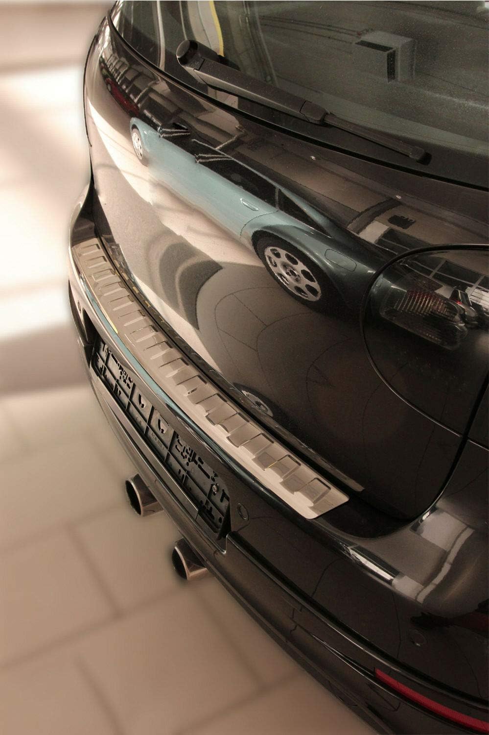 Ladekantenschutz Edelstahl CHROM kompatibel für VW GOLF 5 V SCHRÄGHECK | mit Abkantung | premium Qua