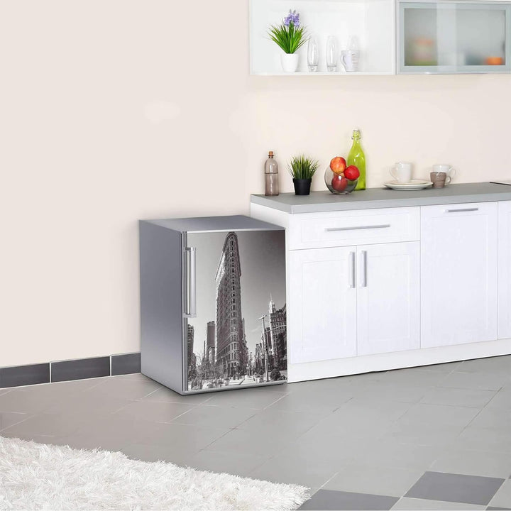 Kühlschrank Sticker I Dekoraufkleber für Kühlschranktür - Aufkleber Folie abwaschbar I Klebefolie Kü