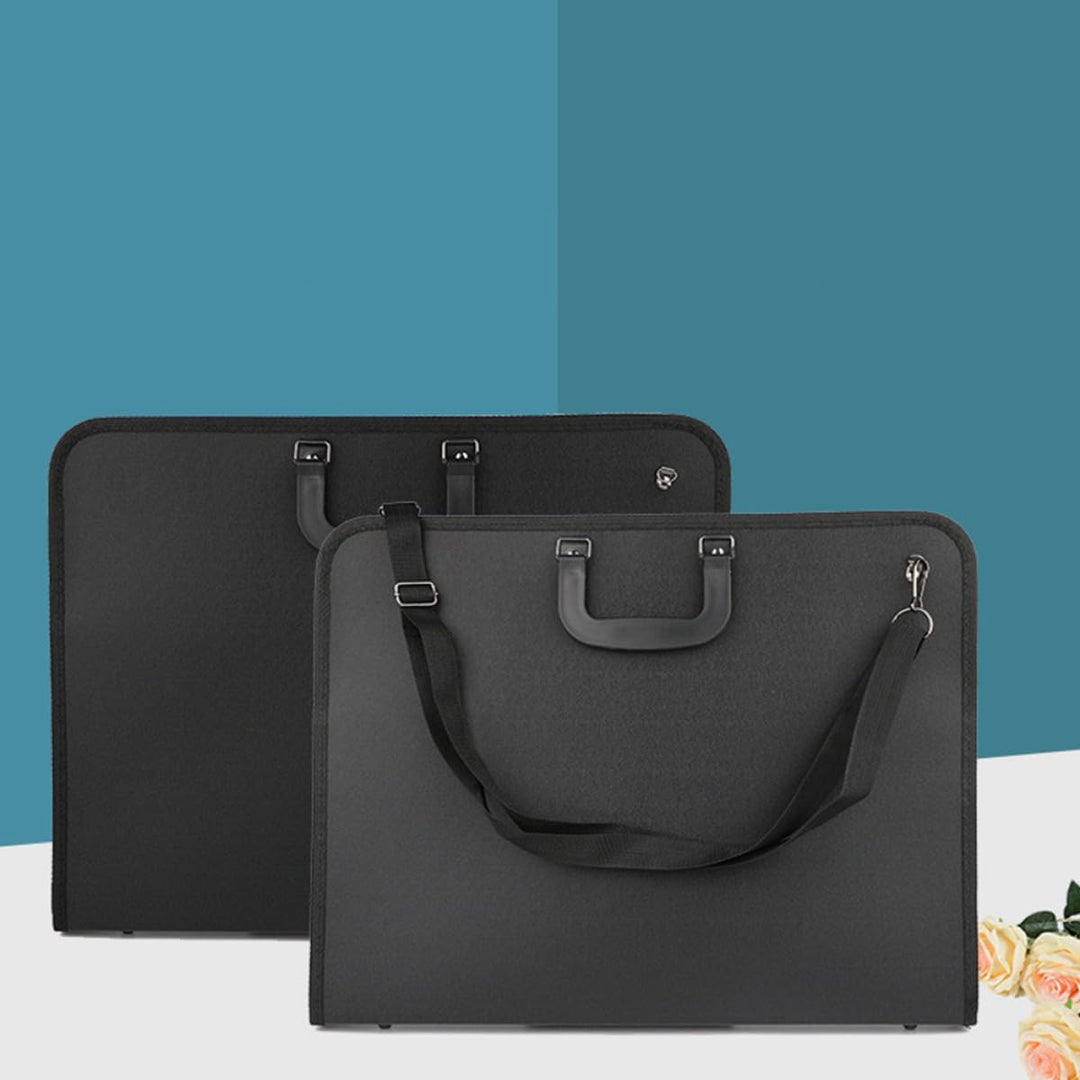 jojofuny Künstlertasche Aufbewahrungstasche 35x46cm mit Griff aus Robustem Material Tragbare Zeichen