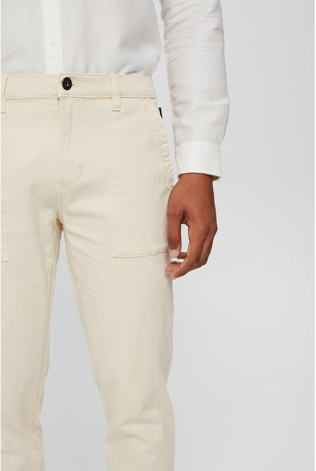 ESPRIT Herren Hose 31W / 34L 285/Sand, 31W / 34L 285/Sand