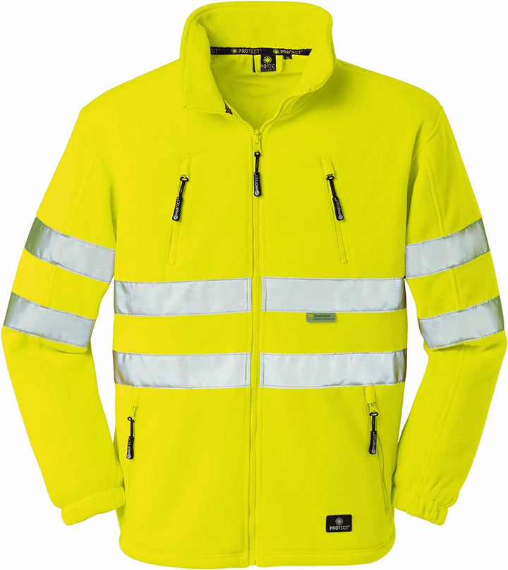 4Protect Warnschutz-/Fleece Jacke Seattle 3465 L, 20-003465-L L Gelb, L Gelb