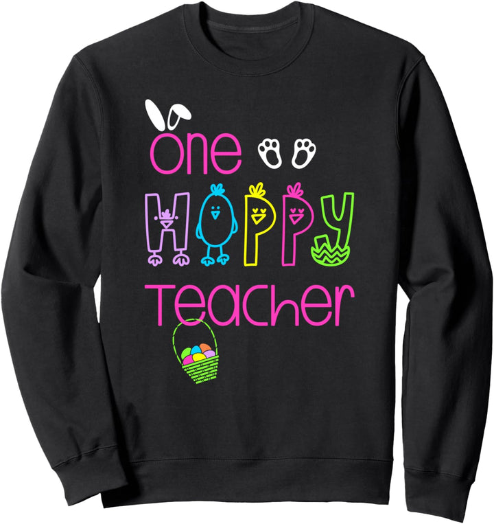Ein Hopfenlehrer sagt / niedliche Ostergrafik-Häschenohren Sweatshirt