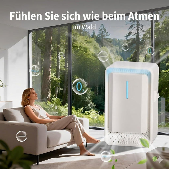 Luftreiniger Steckdose 2 Stück – Filterloser Ionisator, Negativ Ionen Luftreiniger für Zuhause, Plug