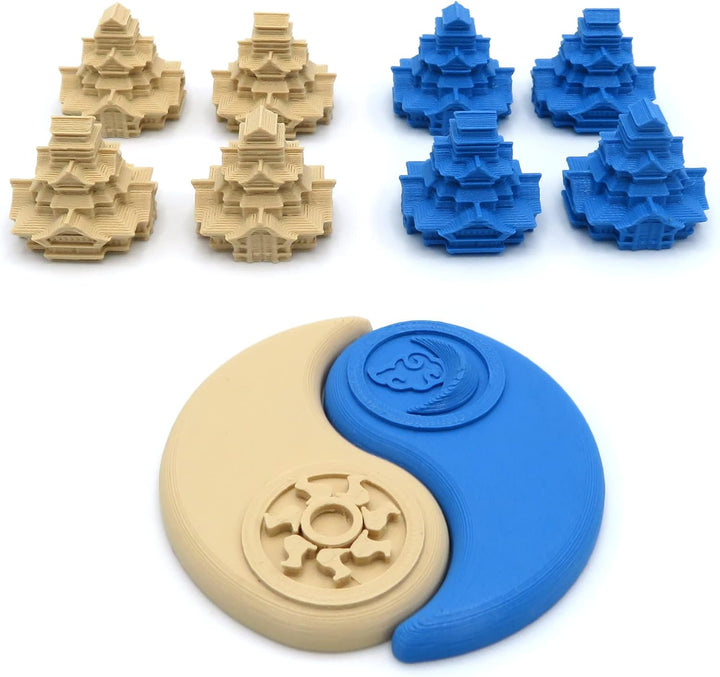 BGExpansions RSUN004 Verbesserungspaket für Rising Sun 55 Stück