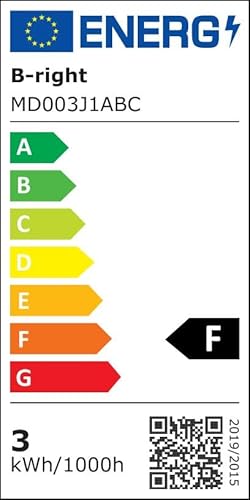 B-right 6er LED Bodeneinbaustrahler, 3W Bodeneinbauleuchte für Aussen, Bodenlampe Aussen, rostfrei,