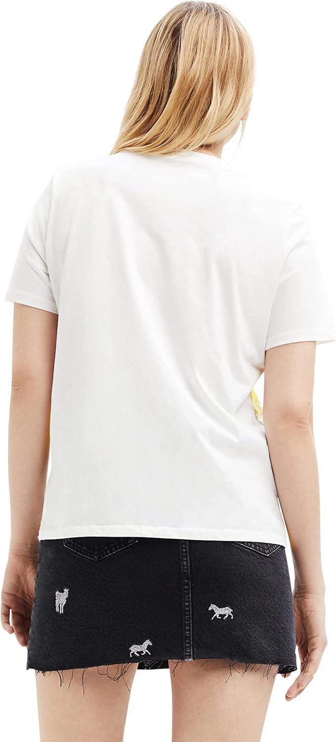 Desigual Damen Short Sleeve T-Shirt, L