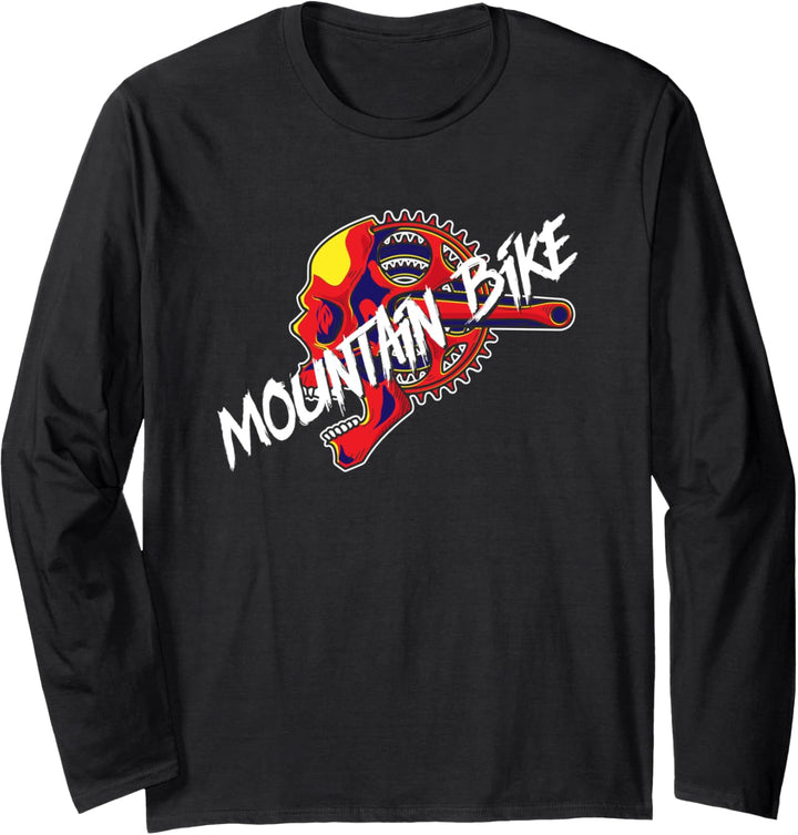 Mountainbike MTB Downhill Design Fahrrad Radsport Outfit Langarmshirt